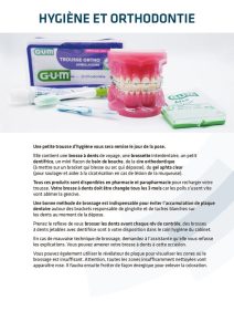 Hygiène et orthodontie