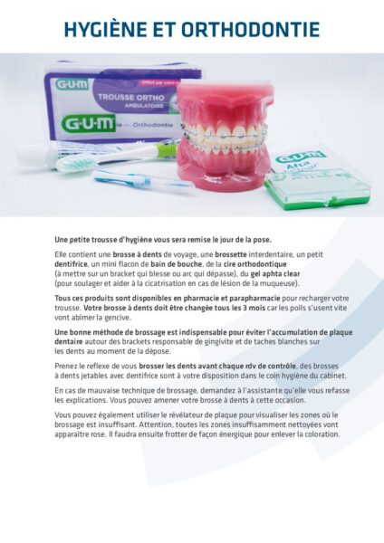 thumbnail of Hygiene et orthodontie